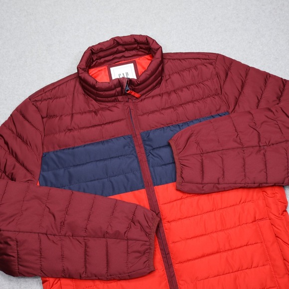 GAP Other - Gap Puffer Jacket Mens Medium Cold Control Water Resistant Retro‎ Colorblock